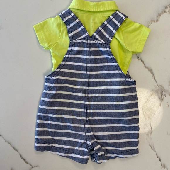 NWOT 2-Piece Overalls & polo-style Shirt - Picture 8 of 9